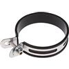 Auzkong Staffa di scarico per moto, supporto di scarico universale, clip di supporto silenzioso, staffa di fissaggio per nastro di supporto per tubo 1 pezzi (100-115mm)