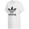 Adidas Boyfriend Trefoil Tee, Maglietta Donna, Bianco, 40