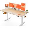 ErGear Scrivania Regolabile in Altezza, Scrivania Ufficio 160 x 80 cm, con Pannello Intelligente a 4 Memorie & Piano Assemblato