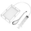 BOBASH Kit per gastronomia molecolare professionale per produttore di caviali, kit Easy Caviar Maker Box rimovibile per caviar Box Kit sferizzazione 96 fori Roe salsa con cucchiaio da siringa per dolci