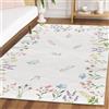 Artoid Mode Tappeto per piante a margherita, motivo floreale, 140 x 200 cm, rilassante, antiscivolo, per feste, soggiorno, decorazione