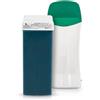 Dermawax Roll On Aloe Vera - Set depilazione con scaldacera elettrico 25W (Made in China) + cartuccia cera 100 ml Made in Italy - Cera calda cremosa per gambe, braccia, ascelle, schiena e petto
