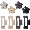 txs 8 Pezzi Mollettone Capelli Donna Grande Mollettoni Capelli Donna Plastica Pinze per Capelli Donna Antiscivolo Capelli Clip Artiglio Mollette Capelli Donna Eleganti per Donne Ragazze