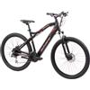 F.lli Schiano Braver, Bici Elettrica Mountain Bike 27.5 Inches per Adulti, 36V 11.6Ah Batteria Rimovibile, Motore 250W 50Nm, MTB Ebike, Nero-Rosso