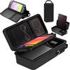 Exsivemy Custodia per interruttore per console Nintendo Switch 2 (2025), custodia protettiva portatile XL per 12 carte da gioco, controller, dock, accessori per interruttori di