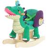 labebe Generalmente spedito Il 2018/12/23 - Cavallo Dondolo Legno, Peluche di Coccodrillo Verde per 1-3 Anni, Cavalluccio Dondolo/Giochi Cavalcabili Bambini/Sedia Dondolo Bambini