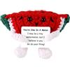 TOYMIS Anguria Positiva con Piedini, 10cm Anguria All'Uncinetto Bambola di Supporto Emotivo alla Frutta Regalo Positivo Decorazione Estiva per Scrivania da Ufficio a Casa