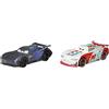 mattel Macchinine Disney Cars Jackson Storm e Paul Conrev 2 Pz