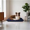 Italian Bed Linen Maxy Cuscinone Cane e Gatto ELEGANT - Cuscino per Animali Domestici Imbottito e Trapuntato, in Microfibra, 60x100 cm, Materassino Morbido e Confortevole per Cani Taglia Piccola/Media/Grande, Blu Scuro