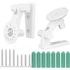 TOPCZY 2 Pezzi Supporto Telecamera/Staffa per Telecamera Esterna, per telecamera di sorveglianza Tp-Link Tapo C210/C200/C225/C220/Tc70, Kasa Ec70/Kc410s, angolo regolabile, rotazione di 180 gradi