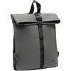 New Rebels Mart-Los Angeles Rolltop Backpack Mini Zaino, Antracite, 27x8x33cm Adulti Unisex