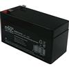 MELCHIONI ELECTRONICS Batteria al piombo ricaricabile 12V 1.2Ah Terminale faston 4.8mm - MKC1212