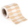 Tinoaly 500 Pz Etichette per Prezzi di Gioielli, Etichette Adesive in Carta Kraft Adesive Vuote per Espositori di Bracciali Collane Orecchini e Anelli (Marrone)