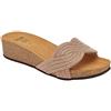 Scholl Calzatura Vegas Low Microfibre+strass W Rose Gold 40