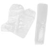 Artibetter 10 Pezzi Protezione Copre Scarpe Al Ginocchio Copre Scarpe Stivali Da Pioggia Copre Scarpe Copre Scarpe Monouso Anti Copripiede Copriscarpe, trasparente, 49X38CM