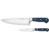 Wüsthof Classic Set di Coltelli con Coltello da Chef e Coltello da Verdura, Wild Blueberry (blu)