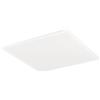 Eglo Pannello a LED Moradillo, lampada da soffitto piatta in metallo bianco e plastica, colore luce: bianco caldo/bianco neutro/bianco freddo, 40 x 40 cm