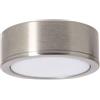 Xanlite Faretto per mobile a LED in acciaio spazzolato, IP44, 250 lumen, CCT, 2 modalità di fissaggio a incasso o apparente, illuminazione di design, impermeabile, cucina, bagno compatto