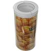 DRW Barattolo da cucina 1350 ml, rotondo ermetico PVC 10,5 x 22,5 cm