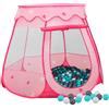 VidaXL Tenda da Gioco per Bambini Rosa con 250 Palline 102x102x82 cm