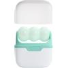 Godneei Ice roller viso doppia testa, Strumento massaggio viso con effetto ghiaccio e guasha, Rullo freddo per pelle tonica, gonfiore e cura quotidiana