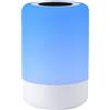 GREENTREEN lampada da comodino, telecomando lampada da tavolo, dimmerabile, cambia colore, lampada da notte con USB touch (Mini luci)