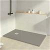 KOES - Piatto Doccia in Resina Serie INDO - 100x200 - Grigio quarzo RAL 7039