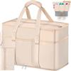 VOBUKE Borsa Mare Donna Grande XXL Famiglia Borsa Spiaggia Donna Impermeabile Grande Capacità Borse da Piscina con chiusura Cerniera Antisabbia Elegante Tote Bag per Shopper Viaggio Palestra Scuola