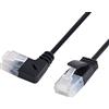 chenyang Cavo Ethernet ethernet sinistro a 90 gradi 8P8C STP Cat 5e Lan su cavo dritto