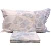 Caleffi Set Lenzuola In Cotone, Completo Letto Matrimoniale Due Piazze, Sonic Azzurro Lenzuolo Sopra, Sotto con angoli e 2 Federe