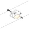 Paulmann CorDuo, punto luce per sistema di cavi per faretti, 94433, Mac II, massima CC 10 Watt, lampade con cavi, estensibile, cromato, opaco, in plastica, GU 5,3, senza lampadine