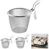 Generico Cestello per Pasta Separati in Acciaio Inox, Scolapasta in Acciaio Inox con Manico, Cestello per Pasta in Rete con Manico per Appendere Perfetto per Cucina E Ristorante