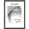 FRAMO Cornice foto barocco 50 x 70 cm in legno massello | vecchio-nero Dorato | Colore/dimensione selezionabile | Cornice antica d'epoca retrò N°111