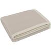 Somma Coperta Daisy Pura Lana 450 gr/mq Matrimoniale Maxi BEIGE