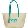 V°73 Venezia NOVITA' S/S25 V°73 Venezia Borsa Donna-Inge Offwh/Celeste 73BS8VL01