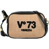V°73 Venezia NOVITA' S/S25 V°73 Venezia Borsa Donna-Inge Naturale/Nero 73BS8VL02