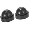 A ABSOPRO Coperchio Antipolvere Faro Auto Nero 2Pz Per Fari LED Gomma | Diametro Interno 85mm, Altezza 61mm. Protezione Da Polvere, Umidità, Condensa Per Kit HID, Proiettori.