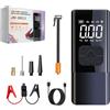 KEWAYO Avviatore d'emergenza portatile 2000A con compressore d'aria 150 PSI Avvia auto, moto e furgoni Batteria esterna 12V per benzina (9L) e diesel (6.5L)