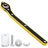 NQEUEPN Auto Labor-Saving Jack Ratchet Wrench, Chiave per Cric per Pneumatici con Manico Lungo Kit Chiave per Cric a Forbice a 360°Chiave per Cric per Auto per SUV per Auto Moto