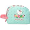 Hello Kitty Floral Kitty Beauty case verde 20,5 x 16,5 x 7,5 cm Poliestere