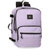 Pepe Jeans Aris Colorful Zaino da Cabina per Portatile 15,6 Lilla 31 x 44 x 20 cm Poliestere by Joumma Bags