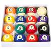 Irfora 52.5mm Adulto Biliardo Palla da biliardo Set di Palline Da Biliardo Standard Americano Standard Set 16 Palla Durevole Resina Sintetica Pool Ball