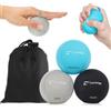 Fanwer Set di 3 palline antistress per adulti, per ansia e antistress, palla antistress in gel a tre densità (diversi spessori)