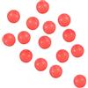 PATIKIL 5mm Luminoso Pesca Perline, 200 Pezzi Plastica Bagliore Pesca Esca Uova Attrezzatura Perlina Attacco Strumento Rotondo, Rosso