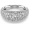 Swarovski Sublima Anello, Gioiello Versatile per Occasioni Speciali con Zirconia Trasparenti, Pietre Incastonate con Tecnica Chatonnage, Placcatura in Tonalità Rodio, Taglia 55