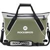 ROCKBROS Borsa Frigo Zaino Impermeabile Rigida Eccellente Isolamento Grande Capacità 17L/20L/22L Frigorifero Portatile per Campeggio/Mare/Pesca/Escursione/Picnic/Viaggio (Borsa Verde 22L)