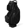 Sunday Golf Big Rig - Sacca da golf con 12 tasche, divisore superiore a 14 vie, borsa da golf da uomo con organizer a prova di odore, tasca antigelo, colore nero