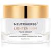 Neutriherbs Crema viso schiarente, vitamina C Brightenning, crema viso per uomini giorno crema notte 50 g, rimozione di macchie di pigmento, crema viso, carnagione uniforme, crema idratante per il