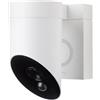 Somfy 1875325 - Telecamera esterna Wi-Fi con rilevamento intelligente, 1080p Full HD, sirena da 110 dB, collegamento alla lampada esistente