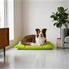Italian Bed Linen Maxy Cuscinone Cane e Gatto ELEGANT - Cuscino per Animali Domestici Imbottito e Trapuntato, in Microfibra, 60x100 cm, Materassino Confortevole per Cani Taglia Piccola/Media/Grande, Verde Mela